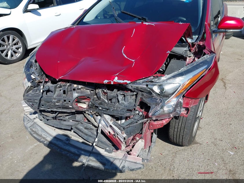 2018 Toyota Prius VIN JTDKBRFU0J3598236 IAAI salvage auction — FRONT END, Salvage (California), sold $25 on 2026-07-22 (photo 6)