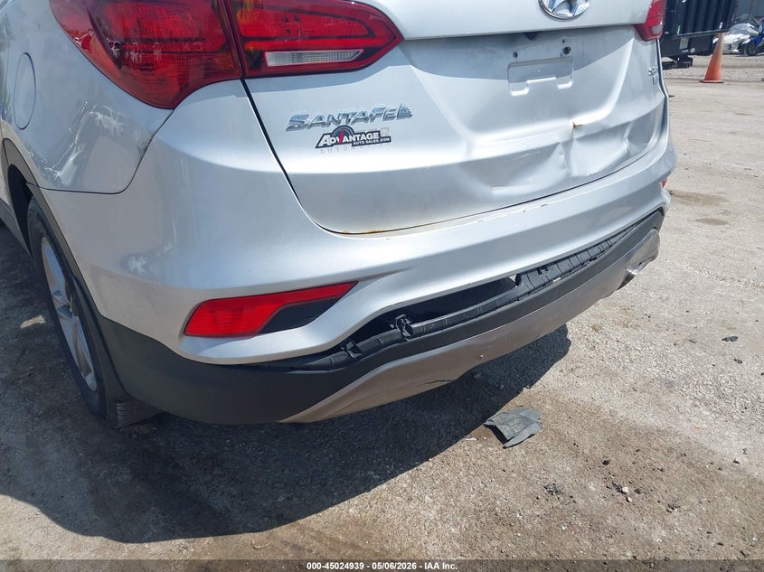 2017 Hyundai Santa fe VIN 5XYZUDLB7HG425740 IAAI salvage auction — REAR END, Salvage (Illinois), sold $3,200 on 2026-07-13 (photo 6)