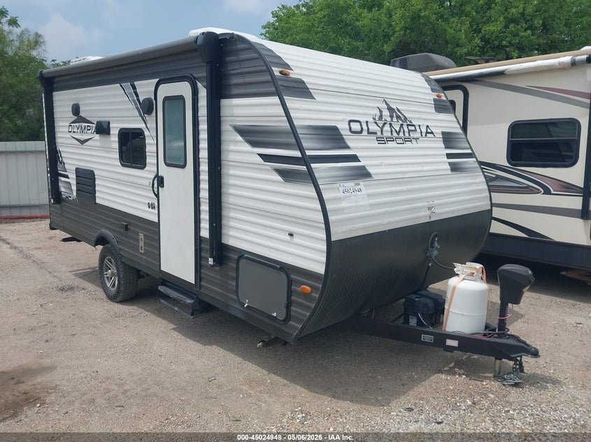 2022 Highland ridge Olympia VIN 58TB40AK5N14K3666 IAAI salvage auction — HAIL, Original (Texas), sold $1,150 on 2026-07-28 (photo 1)