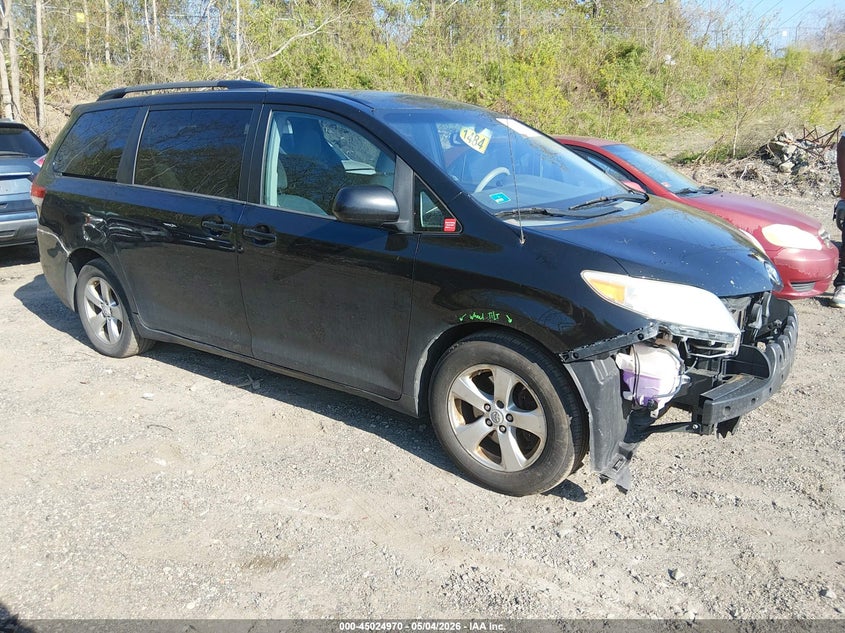 2012 Toyota Sienna VIN 5TDKK3DC4CS253591 IAAI salvage auction — FRONT END, Salvage (Rhode Island), sold $2,225 on 2026-07-07 (photo 1)