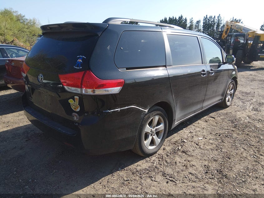 2012 Toyota Sienna VIN 5TDKK3DC4CS253591 IAAI salvage auction — FRONT END, Salvage (Rhode Island), sold $2,225 on 2026-07-07 (photo 4)