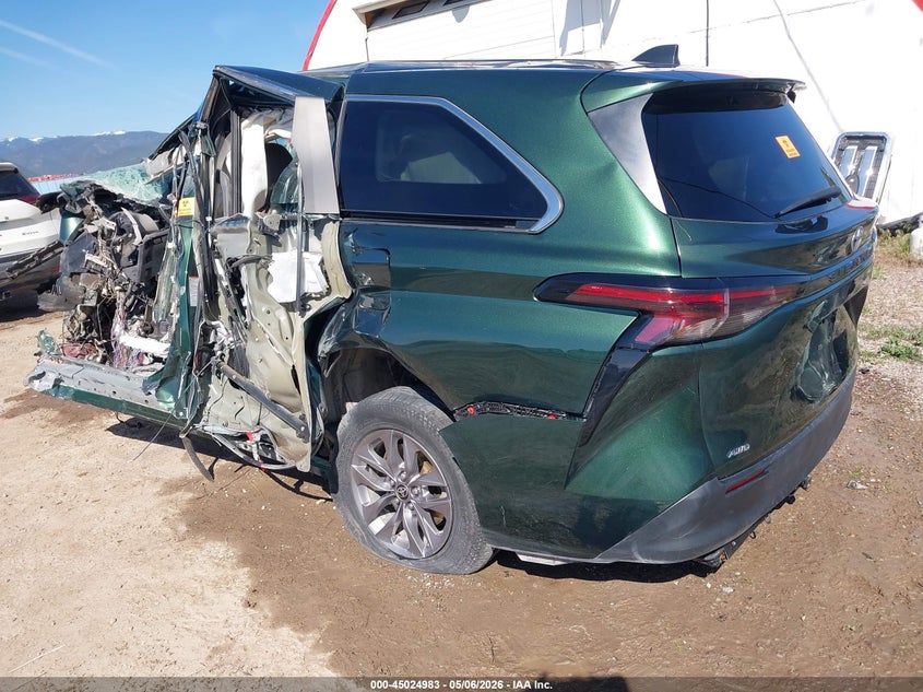 2023 Toyota Sienna VIN 5TDKSKFC4PS087201 IAAI salvage auction — ROLLOVER, Salvage (Montana), sold $2,075 on 2026-07-15 (photo 3)
