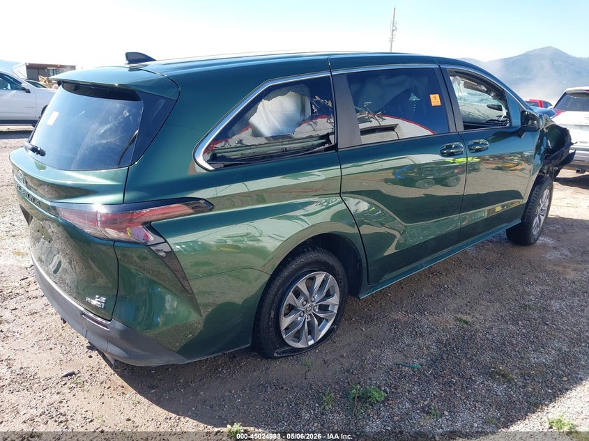 2023 Toyota Sienna VIN 5TDKSKFC4PS087201 IAAI salvage auction — ROLLOVER, Salvage (Montana), sold $2,075 on 2026-07-15 (photo 4)