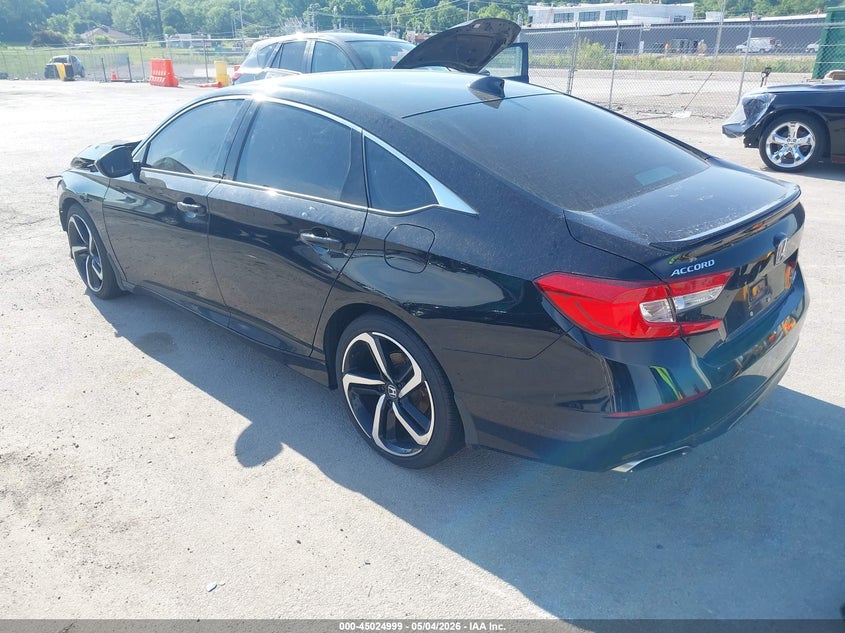 2021 Honda Accord VIN 1HGCV1F36MA122837 IAAI salvage auction — FRONT END, Salvage Title, sold $3,000 on 2026-08-08 (photo 3)