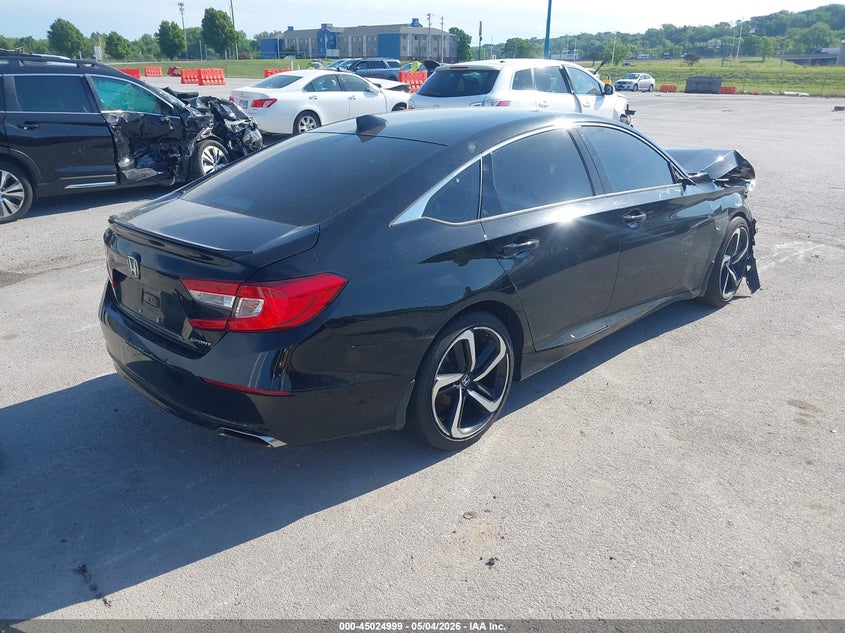 2021 Honda Accord VIN 1HGCV1F36MA122837 IAAI salvage auction — FRONT END, Salvage Title, sold $3,000 on 2026-08-08 (photo 4)