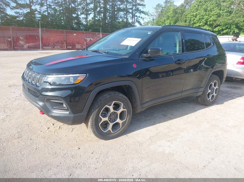 2022 Jeep Compass VIN 3C4NJDDB2NT207697 IAAI salvage auction — RIGHT REAR, Original (Texas), sold $7,400 on 2026-07-30 (photo 2)