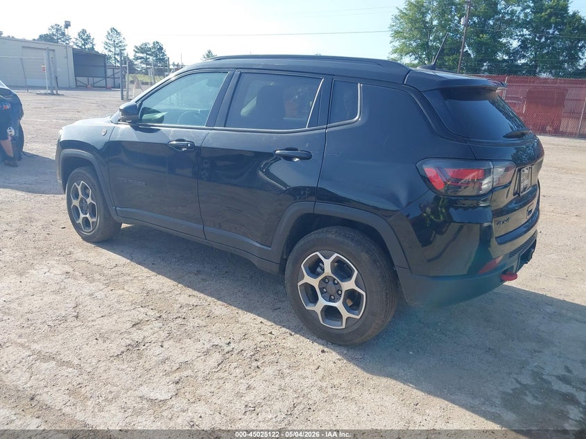 2022 Jeep Compass VIN 3C4NJDDB2NT207697 IAAI salvage auction — RIGHT REAR, Original (Texas), sold $7,400 on 2026-07-30 (photo 3)