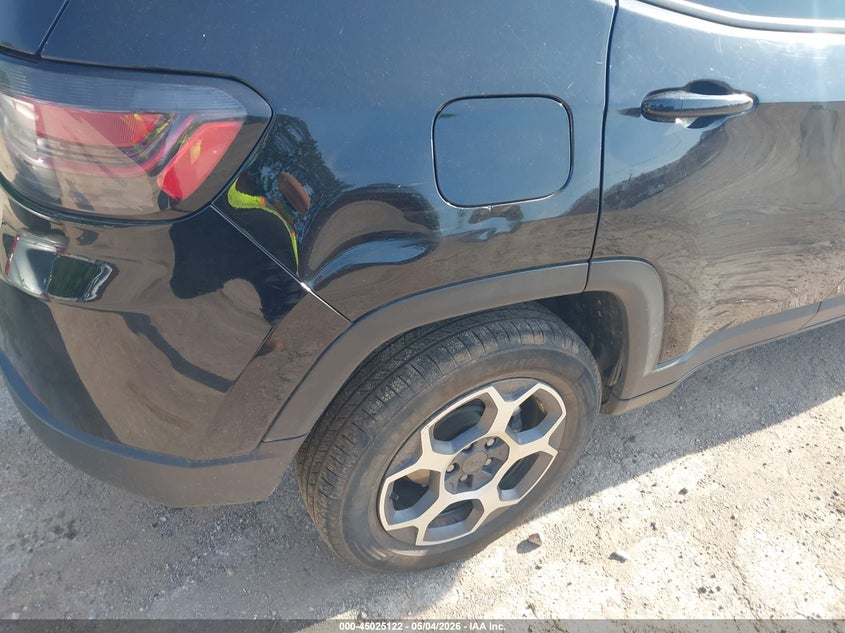 2022 Jeep Compass VIN 3C4NJDDB2NT207697 IAAI salvage auction — RIGHT REAR, Original (Texas), sold $7,400 on 2026-07-30 (photo 6)