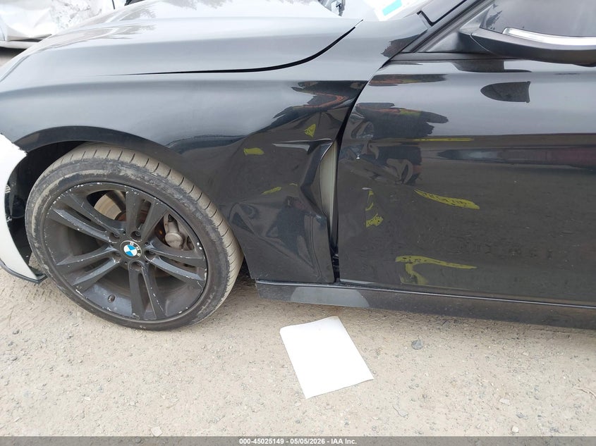 2013 BMW 3er VIN WBA3A9C5XDF475595 IAAI salvage auction — LEFT FRONT, Salvage (Texas), sold $1,550 on 2026-08-05 (photo 6)