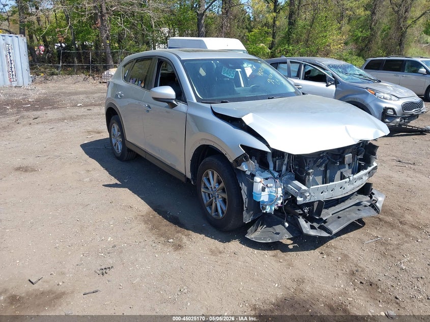 2022 Mazda Cx-5 VIN JM3KFBCM4N0614498 IAAI salvage auction — BIO HAZARD, Mv-907A (New York), sold $2,550 on 2026-07-21 (photo 1)