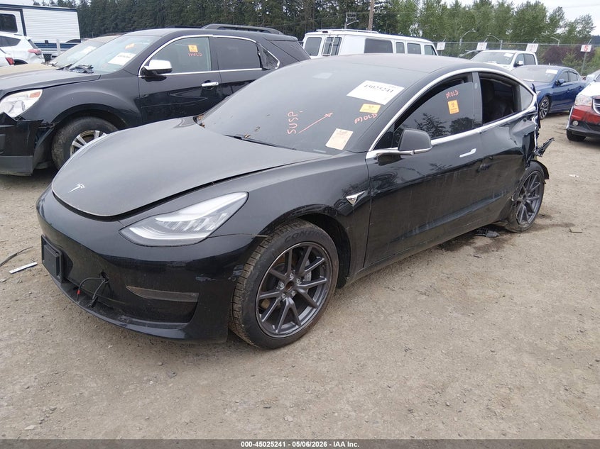 2018 Tesla Model 3 VIN 5YJ3E1EA2JF173558 IAAI salvage auction — REAR END, Salvage (Texas), sold $2,000 on 2026-07-15 (photo 2)