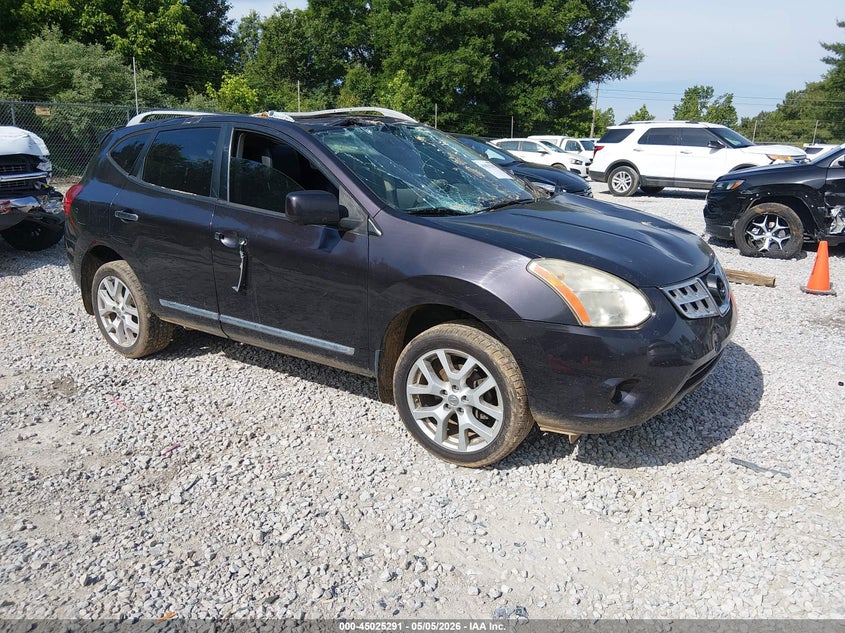 2013 Nissan Rogue VIN JN8AS5MV5DW610064 IAAI salvage auction — ROOF, Salvage (Alabama), sold $25 on 2026-07-06 (photo 1)