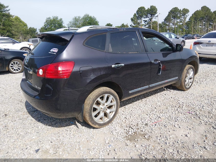 2013 Nissan Rogue VIN JN8AS5MV5DW610064 IAAI salvage auction — ROOF, Salvage (Alabama), sold $25 on 2026-07-06 (photo 4)