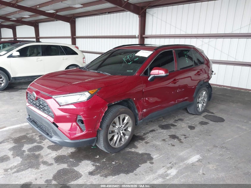 2019 Toyota Rav 4 VIN JTMC1RFV3KD517113 IAAI salvage auction — LEFT SIDE, Salvage (Indiana), sold $9,550 on 2026-07-23 (photo 2)