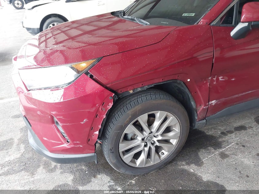 2019 Toyota Rav 4 VIN JTMC1RFV3KD517113 IAAI salvage auction — LEFT SIDE, Salvage (Indiana), sold $9,550 on 2026-07-23 (photo 6)