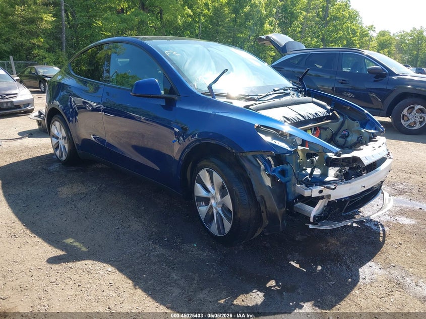 2024 Tesla Model y VIN 7SAYGAEEXRF060362 IAAI salvage auction — FRONT END, Salvage - 75% Or Less (Maryland), sold $14,500 on 2026-07-08 (photo 1)