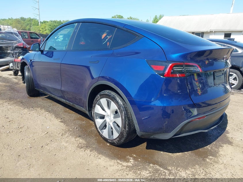 2024 Tesla Model y VIN 7SAYGAEEXRF060362 IAAI salvage auction — FRONT END, Salvage - 75% Or Less (Maryland), sold $14,500 on 2026-07-08 (photo 3)