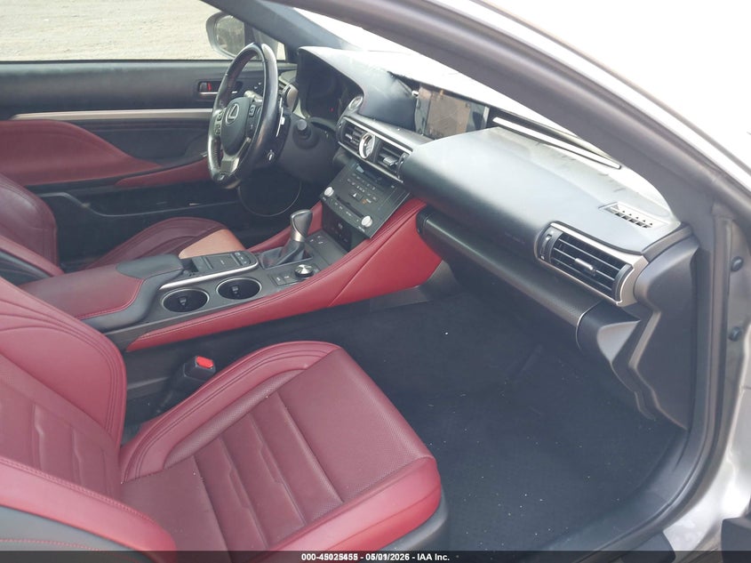 2016 Lexus Rc VIN JTHSE5BC5G5005883 IAAI salvage auction — FRONT & REAR, Salvage (Idaho), sold $8,800 on 2026-07-17 (photo 5)