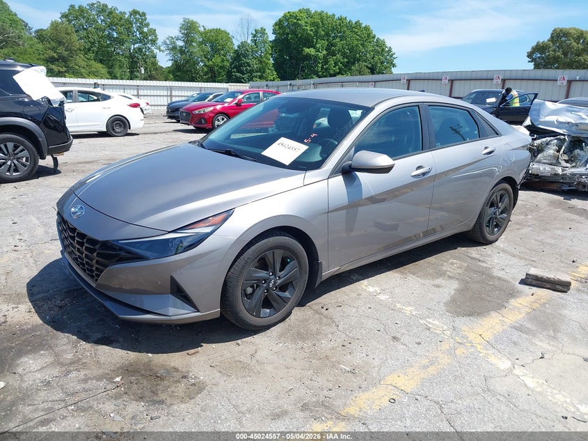 2023 Hyundai Elantra VIN KMHLM4AG1PU395471 IAAI salvage auction — REAR END, Salvage Title, sold $5,800 on 2026-07-08 (photo 2)