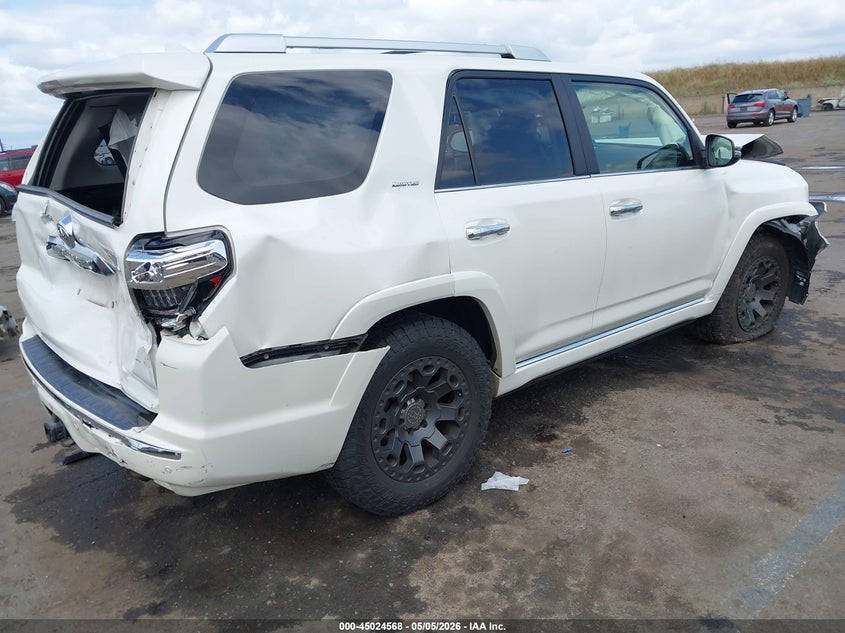 2019 Toyota 4runner VIN JTEBU5JR6K5686277 IAAI salvage auction — REAR END, Salvage (California), sold $17,200 on 2026-07-10 (photo 4)