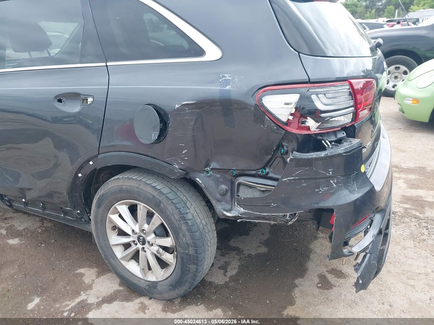 2019 Kia Sorento VIN 5XYPG4A36KG520890 IAAI salvage auction — LEFT REAR, Clear (Oklahoma), sold $3,350 on 2026-07-15 (photo 6)