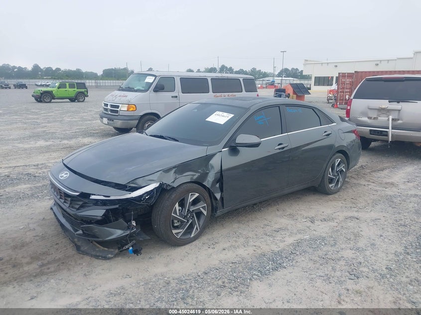 2025 Hyundai Elantra VIN KMHLP4DG4SU996403 IAAI salvage auction — LEFT FRONT, Salvage (Georgia), sold $6,700 on 2026-07-20 (photo 2)