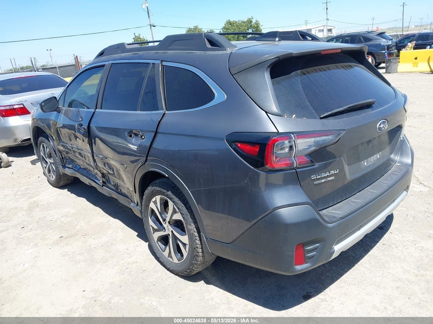 2021 Subaru Outback VIN 4S4BTGND8M3187203 IAAI salvage auction — LEFT SIDE, Salvage (Nevada), sold $6,800 on 2026-07-09 (photo 3)