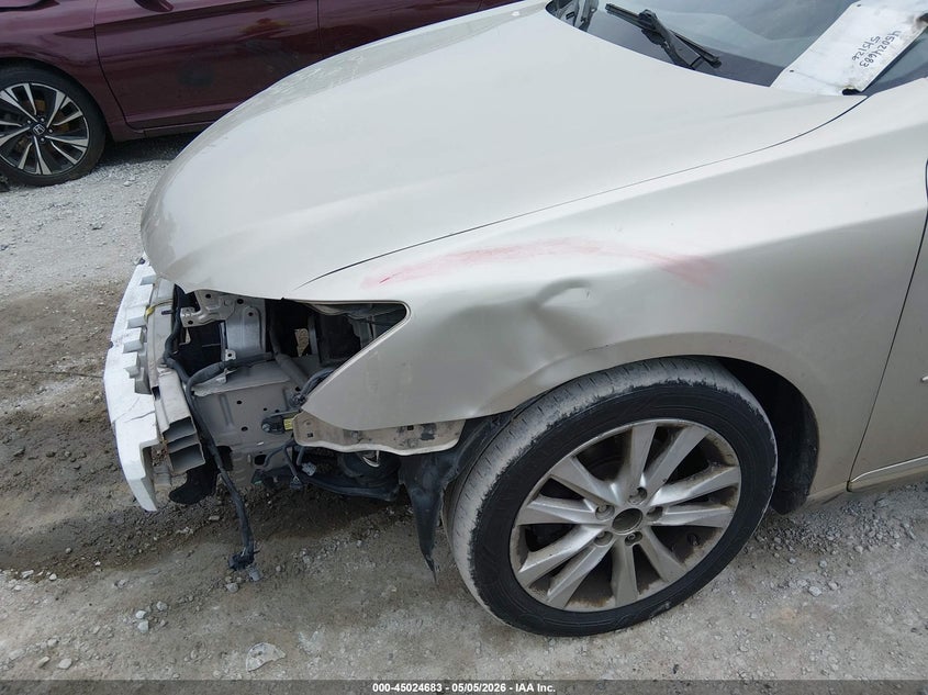 2011 Lexus ES VIN JTHBK1EGXB2448055 IAAI salvage auction — FRONT & REAR, Salvage (Kentucky), sold $725 on 2026-07-31 (photo 6)