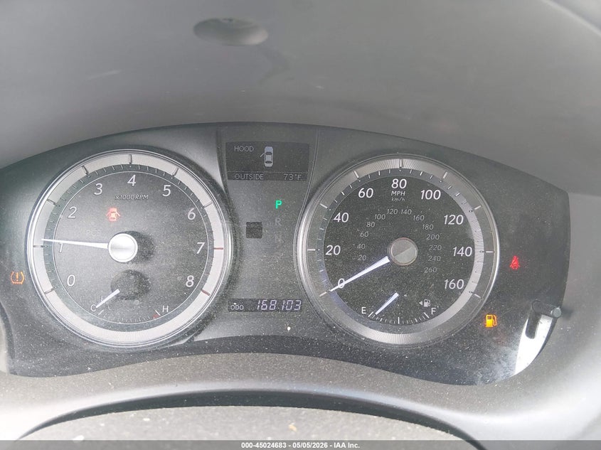 2011 Lexus ES VIN JTHBK1EGXB2448055 IAAI salvage auction — FRONT & REAR, Salvage (Kentucky), sold $725 on 2026-07-31 (photo 7)