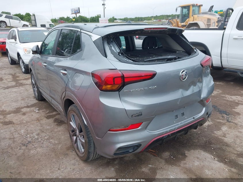 2023 Buick Encore gx VIN KL4MMDSL7PB070981 IAAI salvage auction — REAR END, Clear (Oklahoma), sold $25 on 2026-07-29 (photo 3)