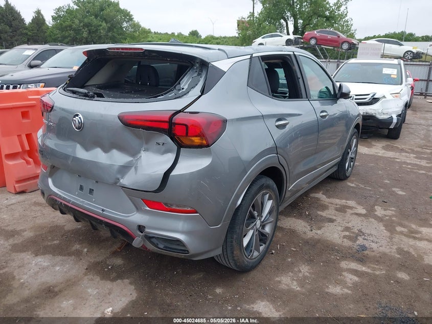 2023 Buick Encore gx VIN KL4MMDSL7PB070981 IAAI salvage auction — REAR END, Clear (Oklahoma), sold $25 on 2026-07-29 (photo 4)