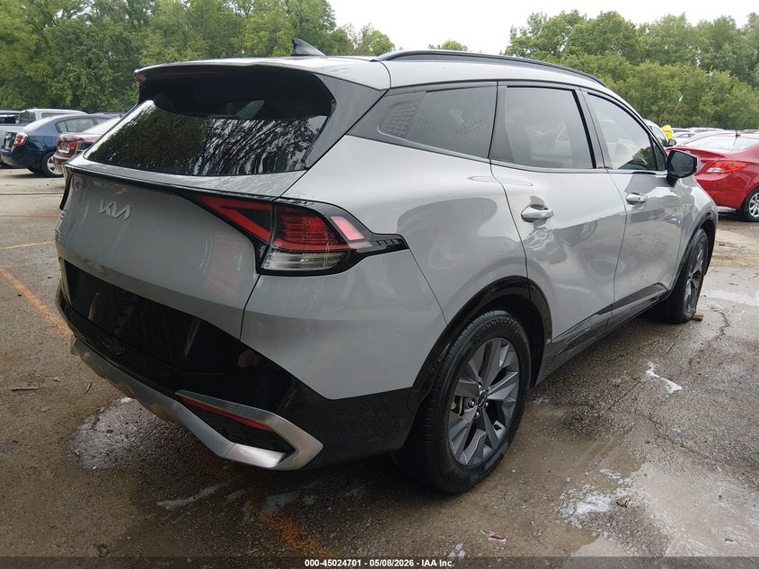 2025 Kia Sportage VIN 5XYK43DF8SG289946 IAAI salvage auction — LEFT FRONT, Salvage (Missouri), sold $10,500 on 2026-07-29 (photo 4)
