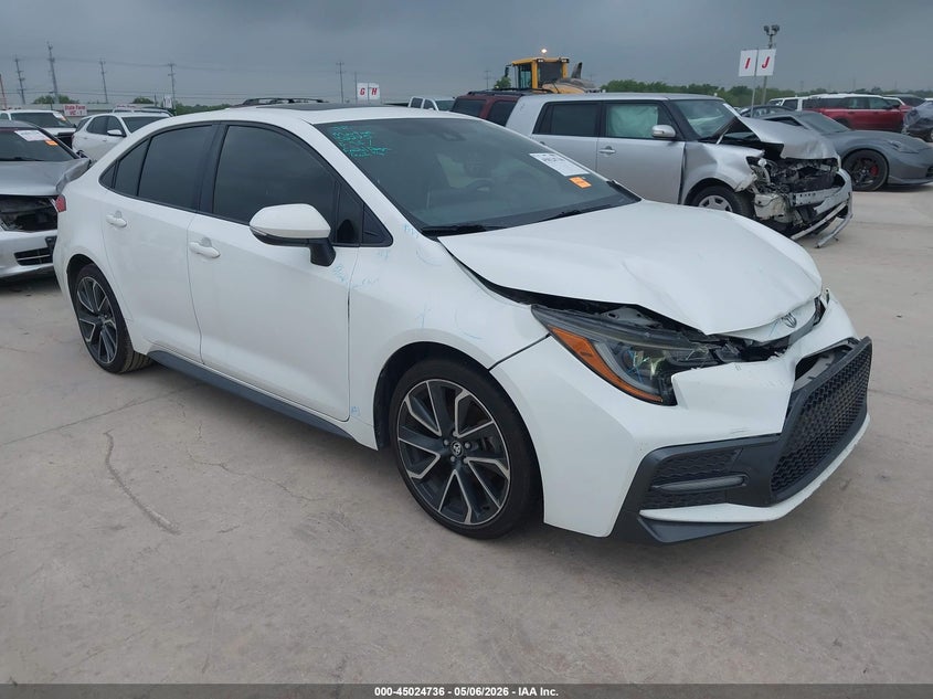 2020 Toyota Corolla VIN JTDP4RCE2LJ030761 IAAI salvage auction — FRONT END, Original (Texas), sold $5,900 on 2026-07-29 (photo 1)