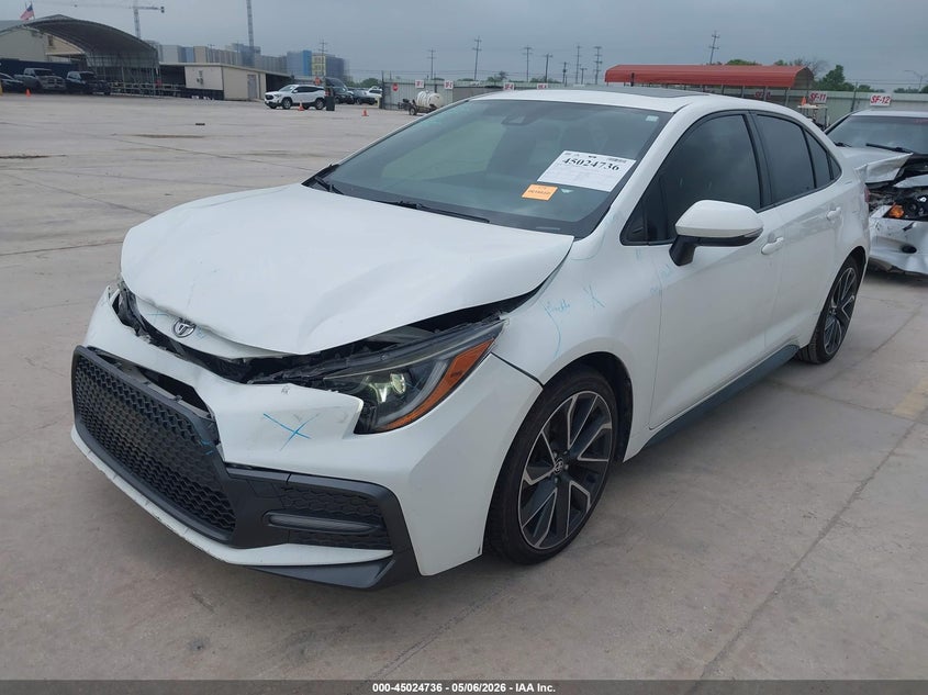 2020 Toyota Corolla VIN JTDP4RCE2LJ030761 IAAI salvage auction — FRONT END, Original (Texas), sold $5,900 on 2026-07-29 (photo 2)