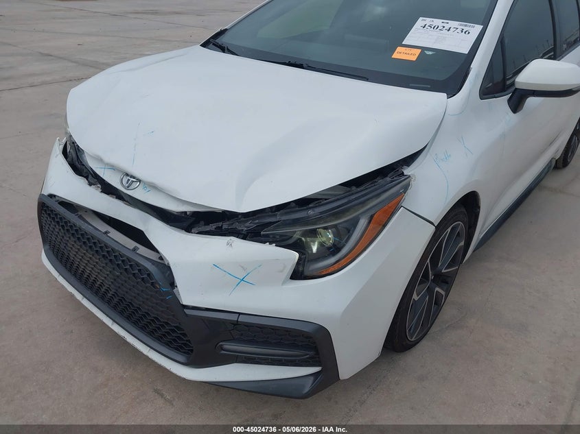2020 Toyota Corolla VIN JTDP4RCE2LJ030761 IAAI salvage auction — FRONT END, Original (Texas), sold $5,900 on 2026-07-29 (photo 6)