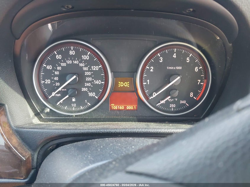 2012 BMW 3er VIN WBAKE3C55CE770623 IAAI salvage auction — FRONT & REAR, Clear (Tennessee), sold $700 on 2026-07-06 (photo 7)