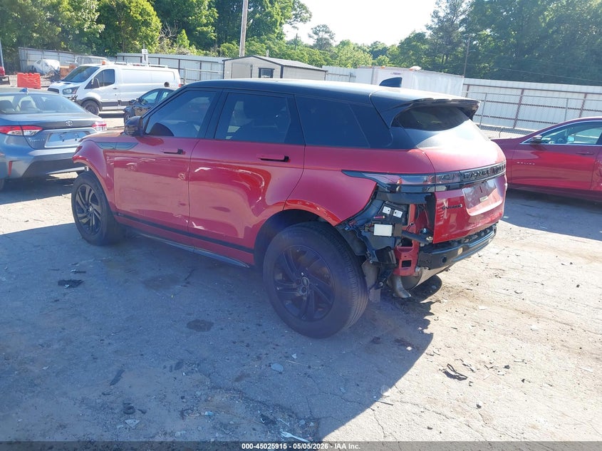 2021 Land rover Range rover evoque VIN SALZT2FX5MH133450 IAAI salvage auction — FRONT END, Salvage Title, sold $8,100 on 2026-07-30 (photo 3)