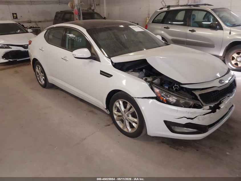 2012 Kia Optima VIN 5XXGN4A77CG036757 IAAI salvage auction — FRONT END, Prior Salvage (Minnesota), sold $525 on 2026-07-08 (photo 1)
