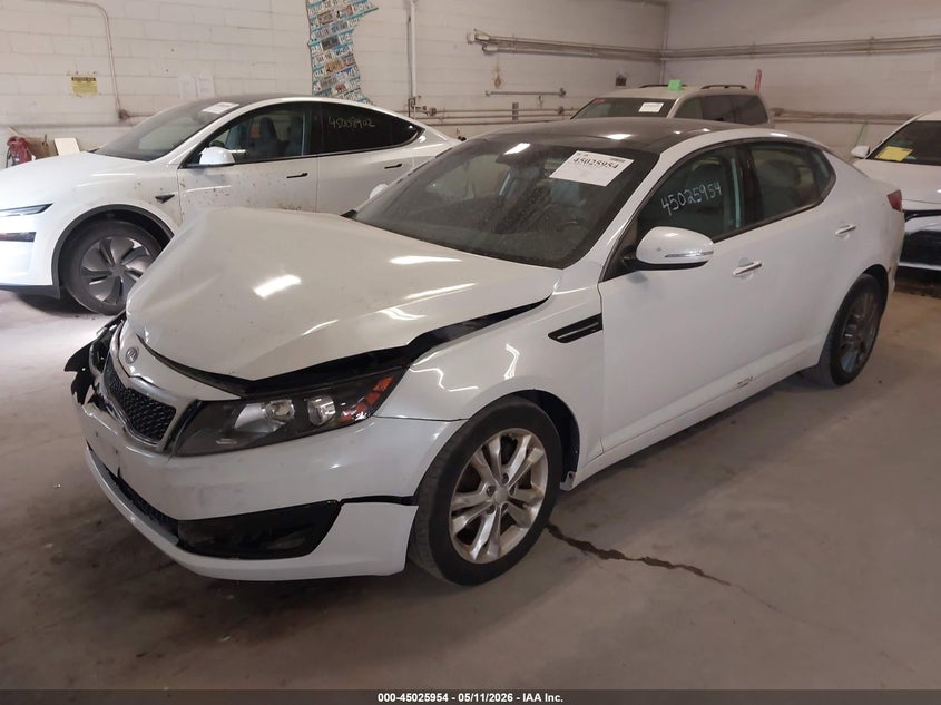 2012 Kia Optima VIN 5XXGN4A77CG036757 IAAI salvage auction — FRONT END, Prior Salvage (Minnesota), sold $525 on 2026-07-08 (photo 2)