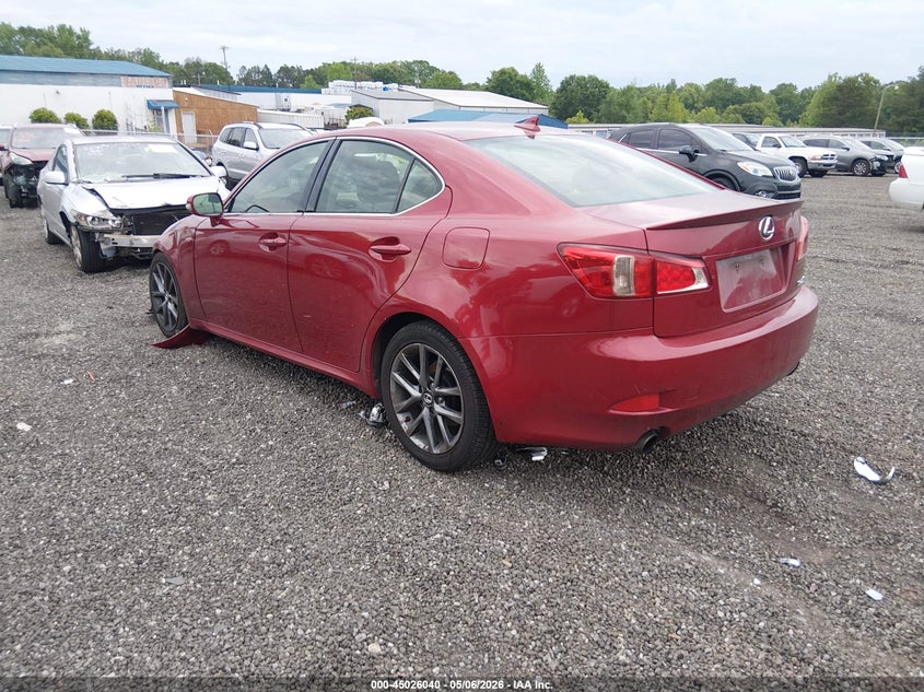 2013 Lexus Is VIN JTHBF5C26D5187785 IAAI salvage auction — FRONT END, Salvage (South Carolina), sold $525 on 2026-07-28 (photo 3)