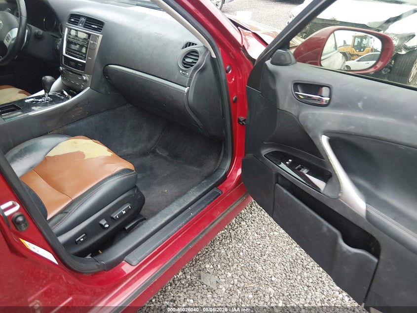 2013 Lexus Is VIN JTHBF5C26D5187785 IAAI salvage auction — FRONT END, Salvage (South Carolina), sold $525 on 2026-07-28 (photo 5)