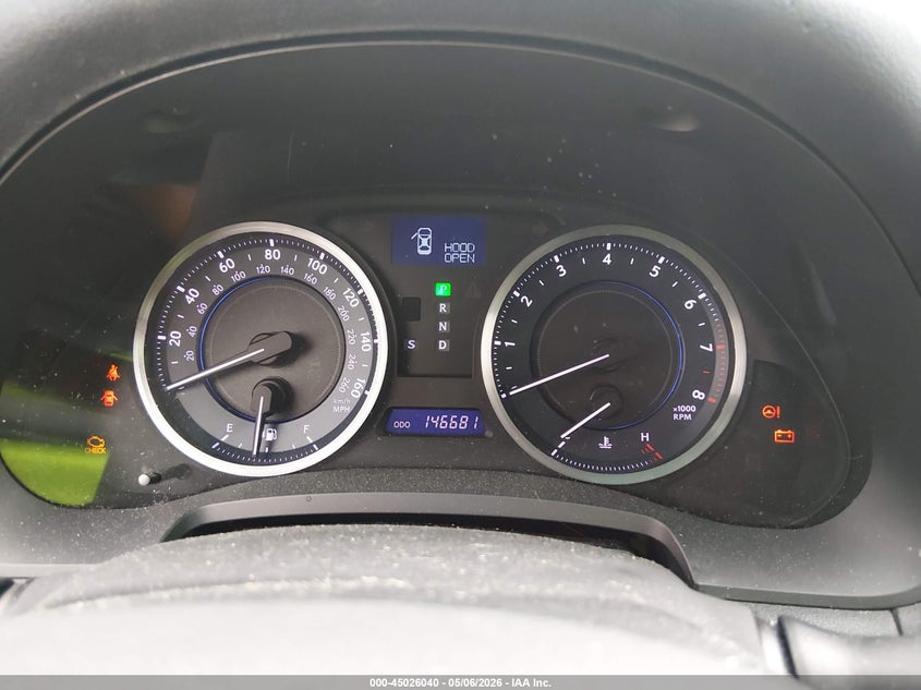 2013 Lexus Is VIN JTHBF5C26D5187785 IAAI salvage auction — FRONT END, Salvage (South Carolina), sold $525 on 2026-07-28 (photo 7)
