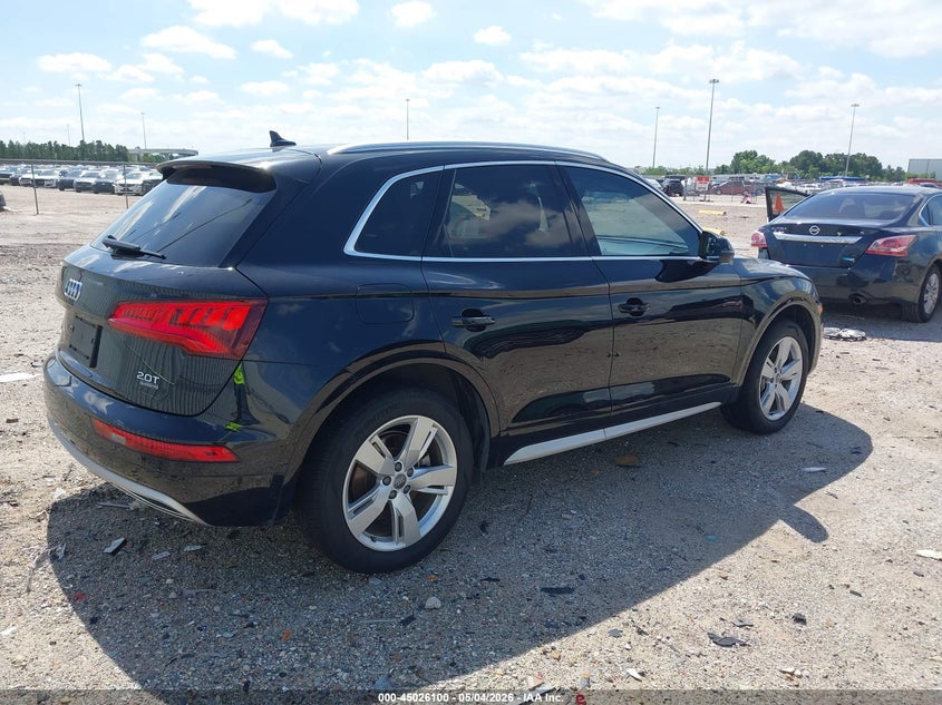 2018 Audi Q5 VIN WA1BNAFY7J2205991 IAAI salvage auction — UNKNOWN, Salvage (Texas), sold $7,100 on 2026-07-23 (photo 4)