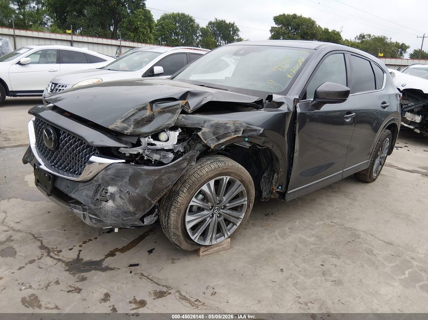 2025 Mazda Cx-5 VIN JM3KFBXYXS0598493 IAAI salvage auction — LEFT FRONT, Original (Texas), sold $9,100 on 2026-07-14 (photo 2)