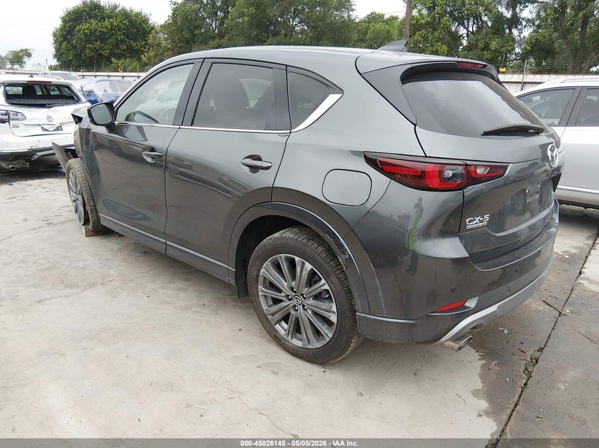 2025 Mazda Cx-5 VIN JM3KFBXYXS0598493 IAAI salvage auction — LEFT FRONT, Original (Texas), sold $9,100 on 2026-07-14 (photo 3)