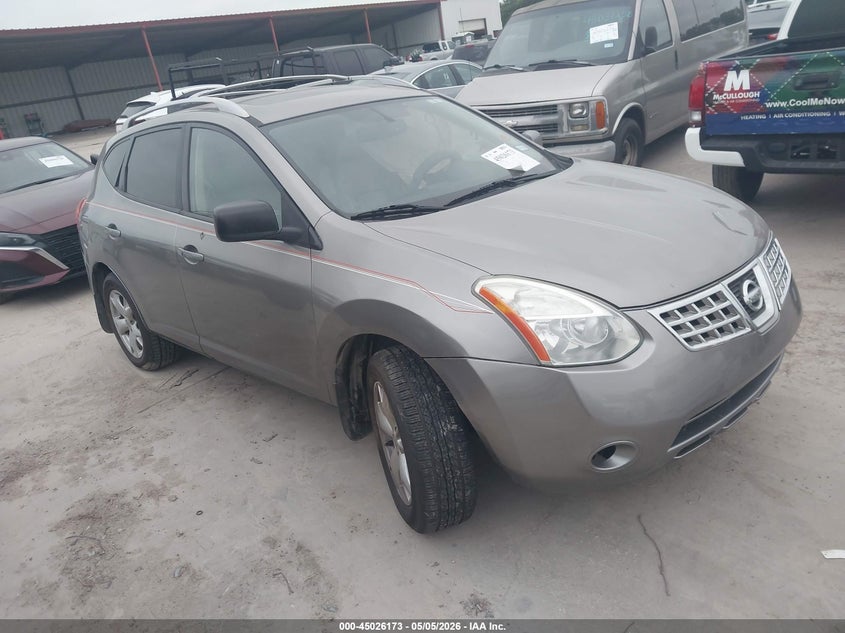 2009 Nissan Rogue VIN JN8AS58T19W328617 IAAI salvage auction — LEFT SIDE, Salvage (Texas), sold $325 on 2026-07-28 (photo 1)
