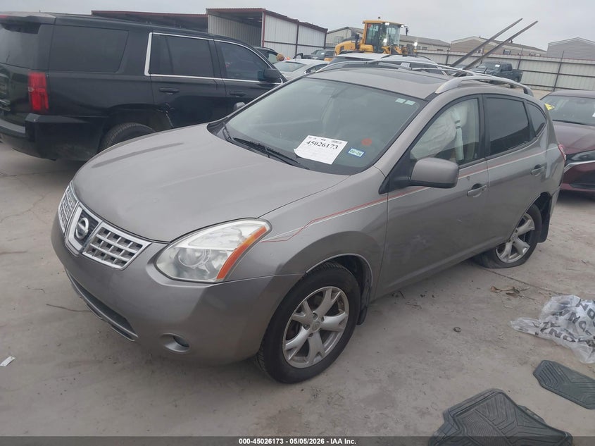2009 Nissan Rogue VIN JN8AS58T19W328617 IAAI salvage auction — LEFT SIDE, Salvage (Texas), sold $325 on 2026-07-28 (photo 2)