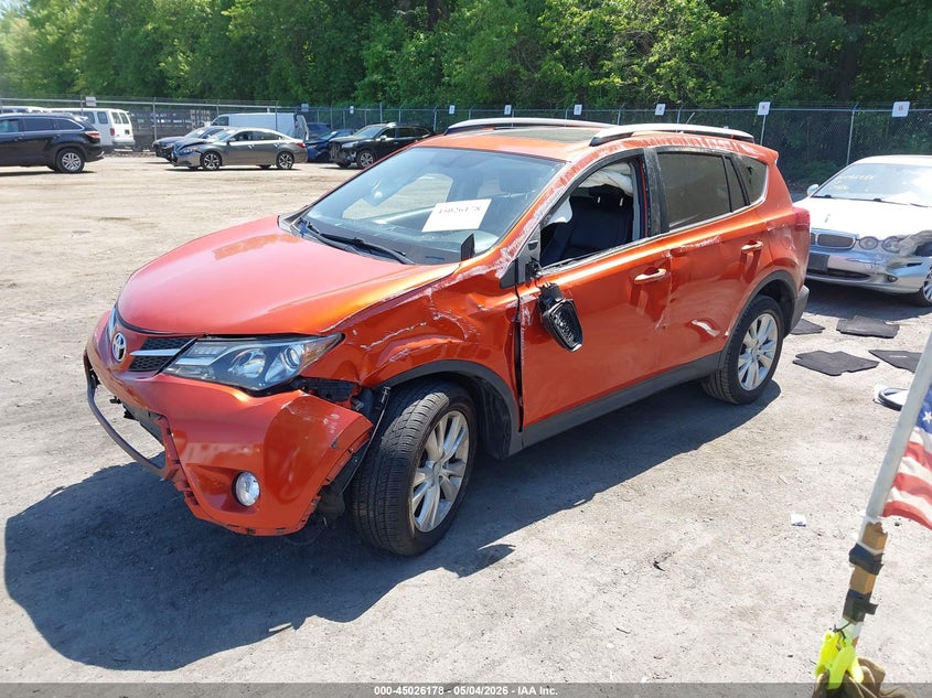 2015 Toyota Rav 4 VIN JTMDFREVXFD133469 IAAI salvage auction — RIGHT FRONT, Salvage - Greater Than 75% (Maryland), sold $2,950 on 2026-07-28 (photo 2)