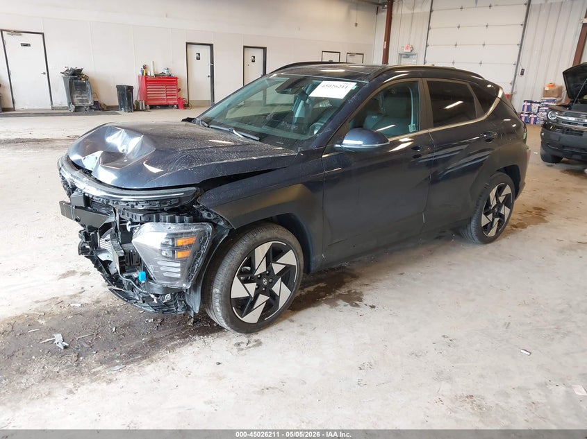 2024 Hyundai Kona VIN KM8HE3A33RU107009 IAAI salvage auction — FRONT END, Scrap (Michigan), sold $5,600 on 2026-07-21 (photo 2)