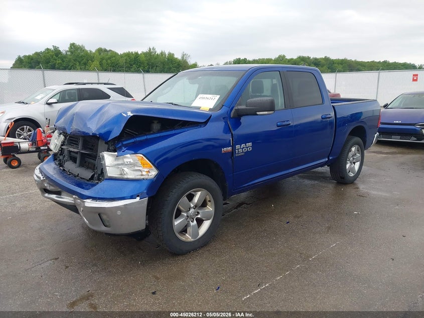 2019 Ram 1500 VIN 1C6RR7LT6KS702768 IAAI salvage auction — FRONT END, Salvage Title, sold $1,600 on 2026-10-10 (photo 2)